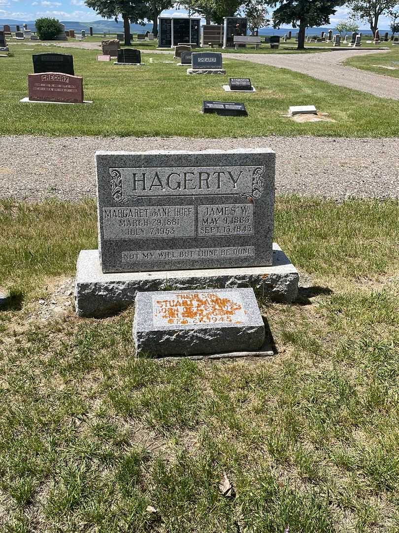 James Wellington Hagerty's grave. Photo 2