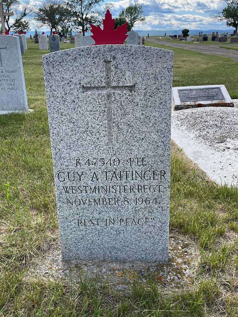 Guy Albert Taitinger's grave. Photo 1