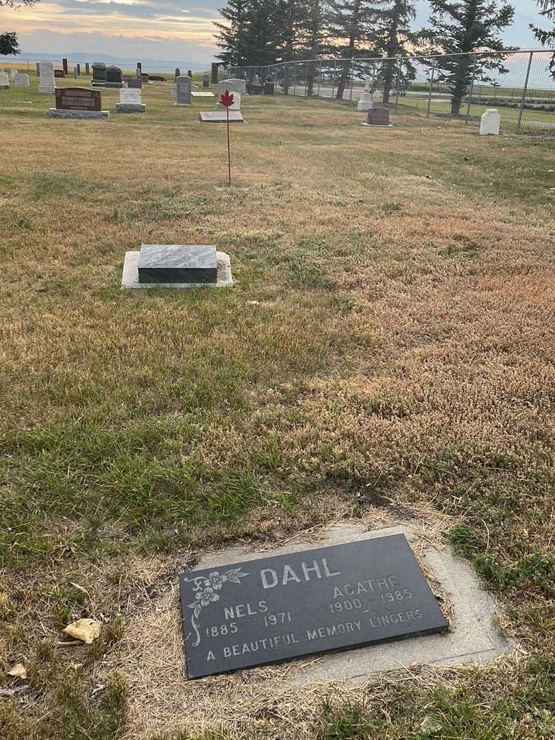 Nels Dahl's grave. Photo 2