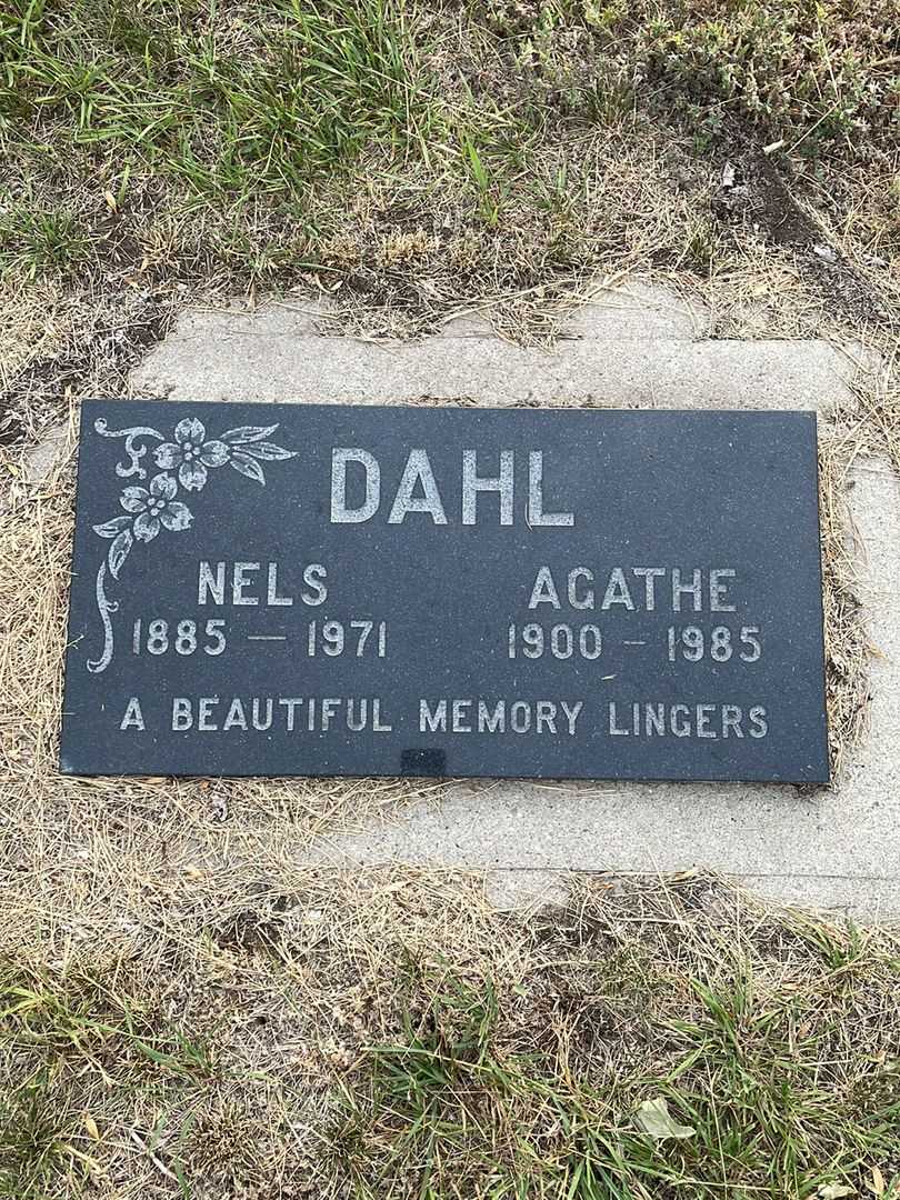 Nels Dahl's grave. Photo 1