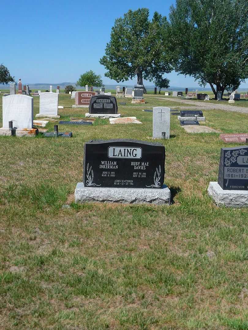 William Inkerman Laing's grave. Photo 2