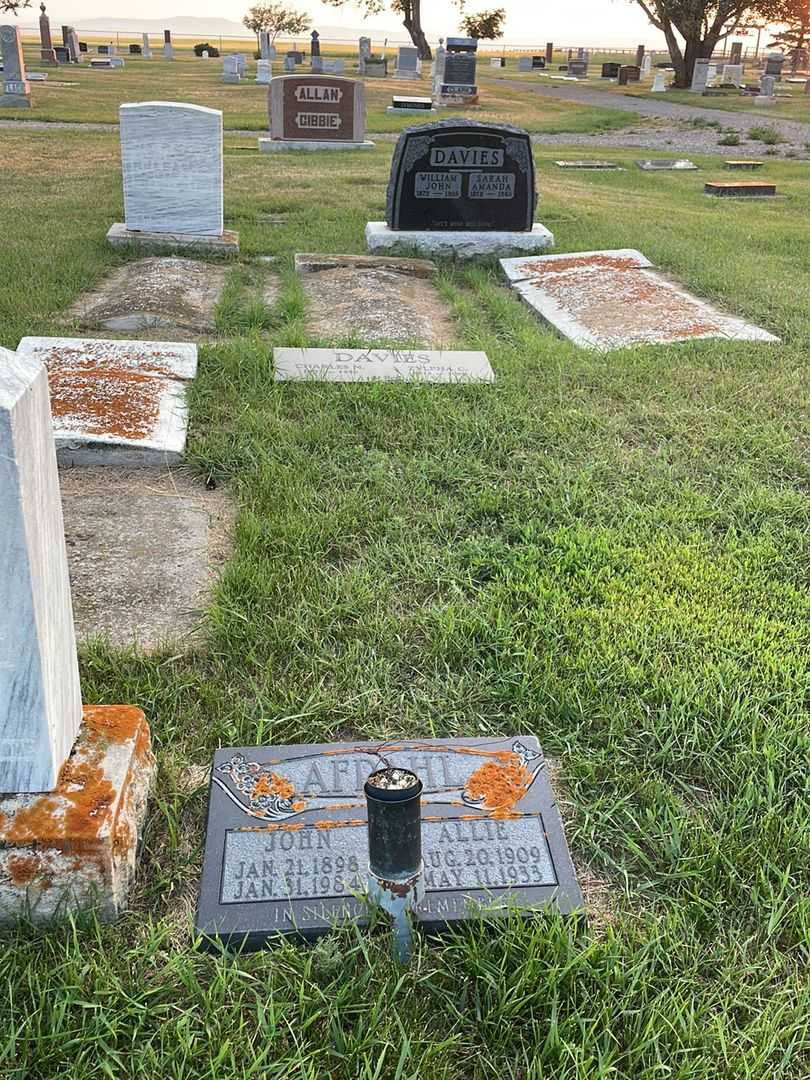 John Afdahl's grave. Photo 2