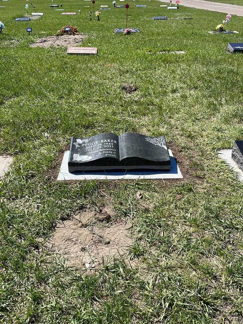 Margaret A. "Peggy" Baker's grave. Photo 2