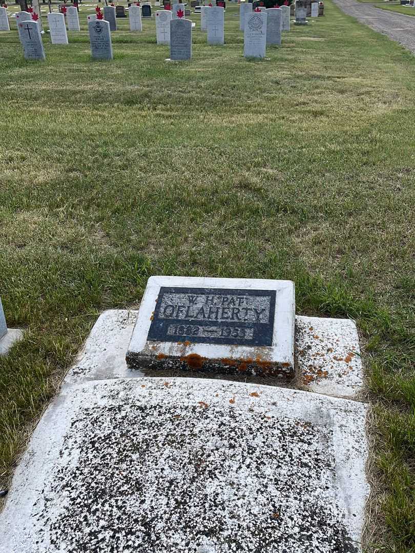 Wilfred Hale "Pat" O'Flaherty's grave. Photo 2