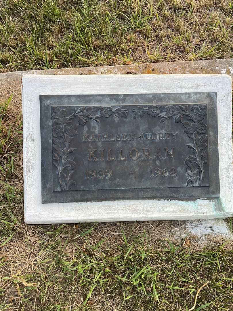Kathleen Audrey Killoran's grave. Photo 1