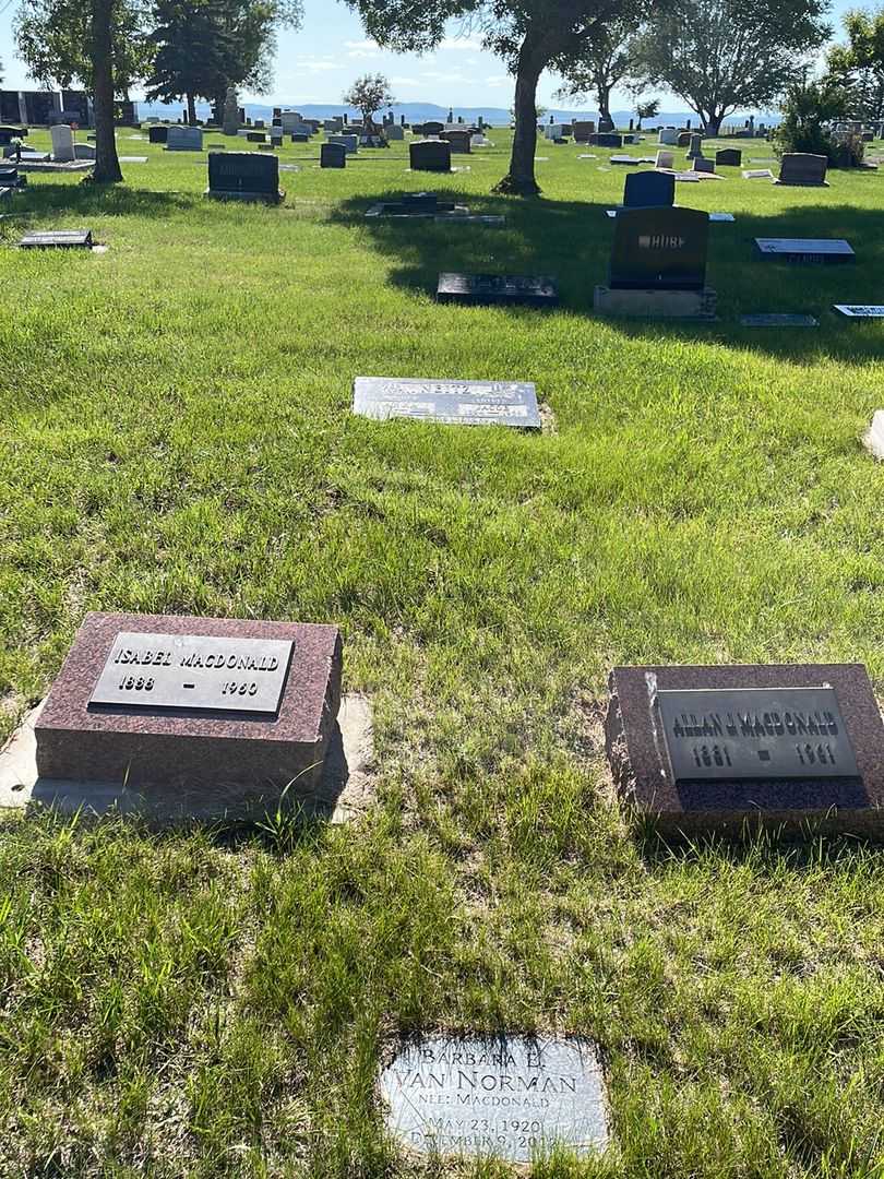 Barbara Elizabeth Van Norman's grave. Photo 2