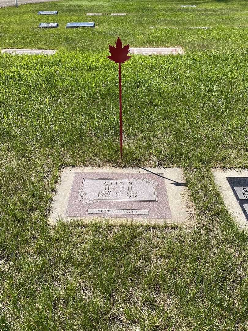 Otto Heinz Hahn's grave. Photo 2