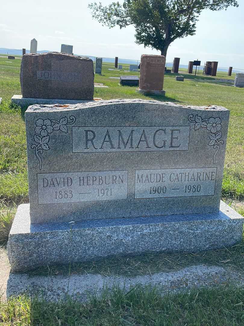 Maude Catharine Ramage's grave. Photo 1