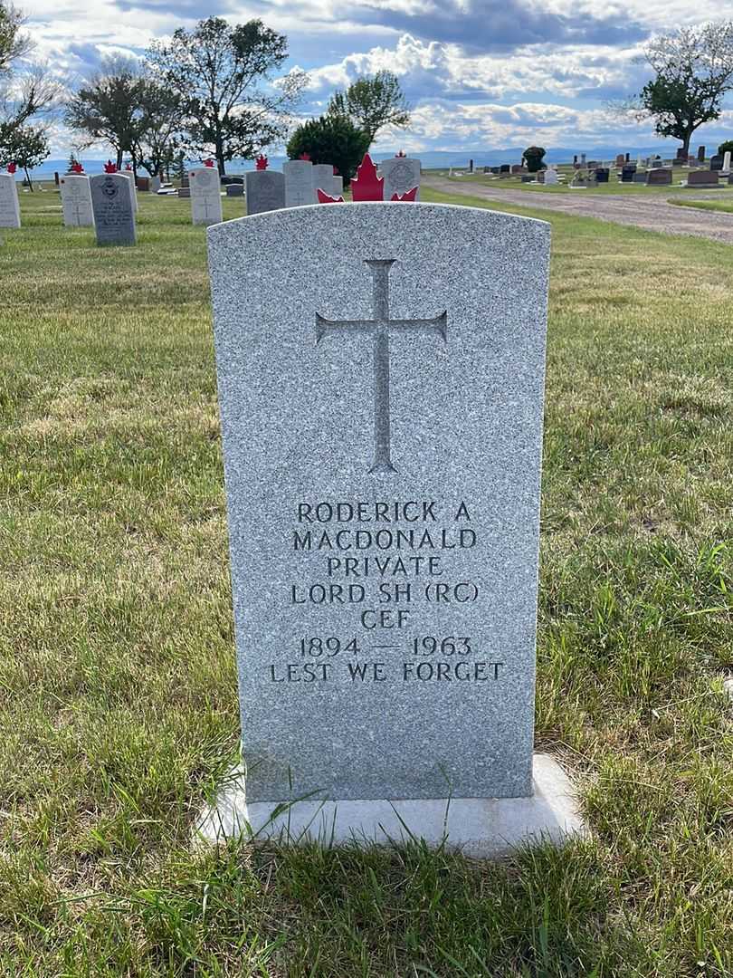 Roderick Alexander MacDonald's grave. Photo 1