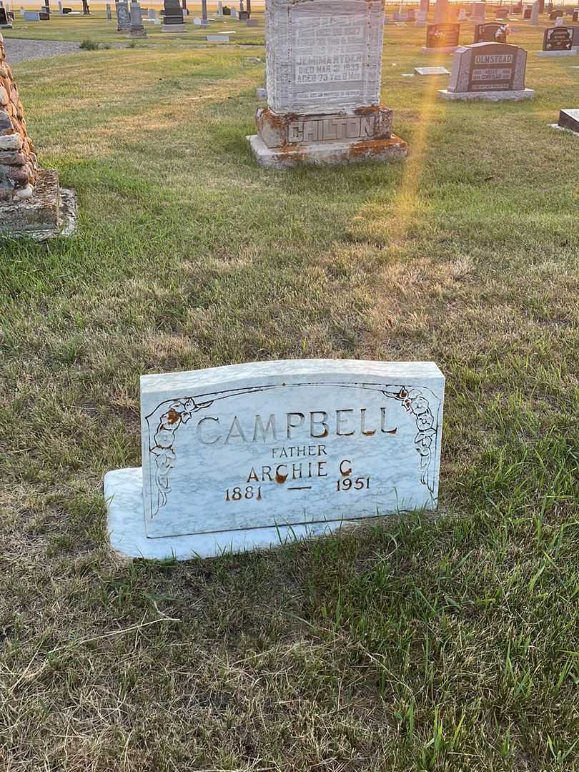 Archie Grossant Campbell's grave. Photo 2