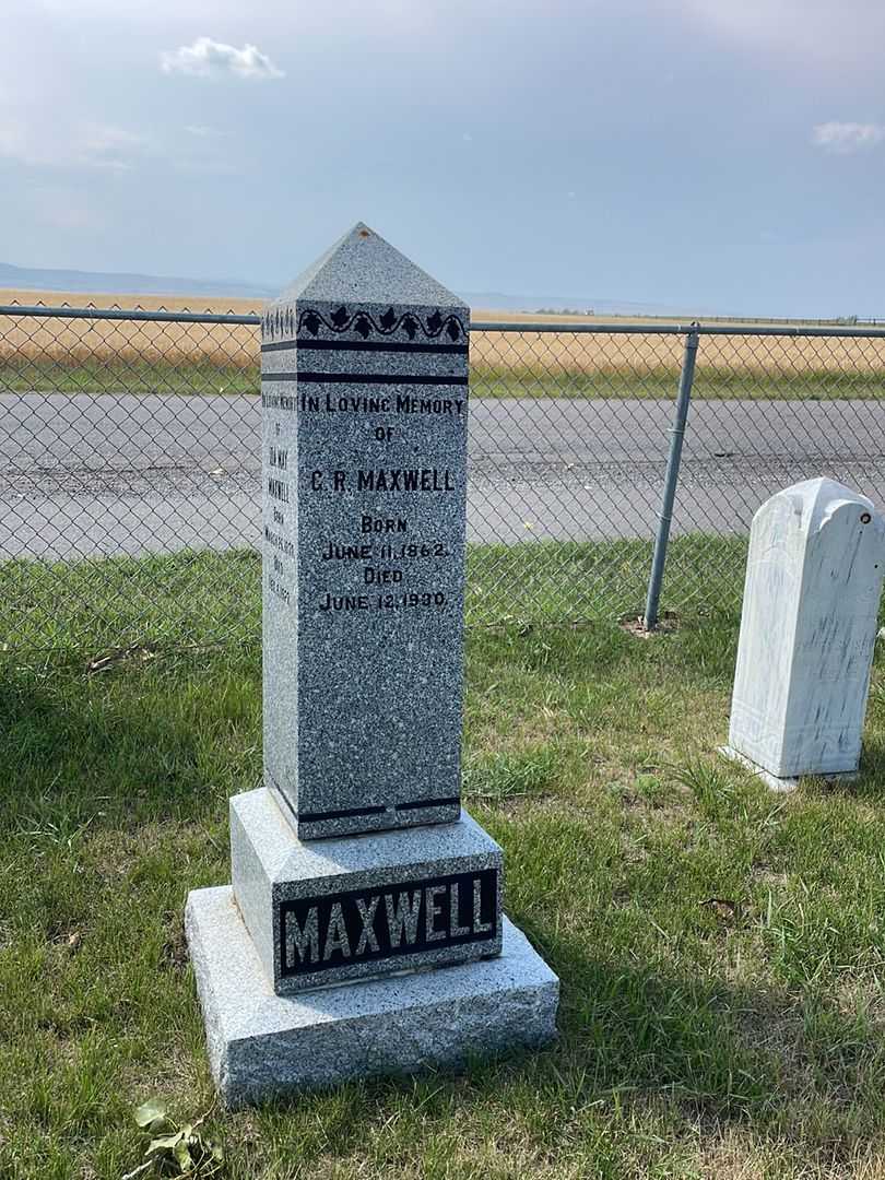 Ida May Rasmussen Maxwell's grave. Photo 2