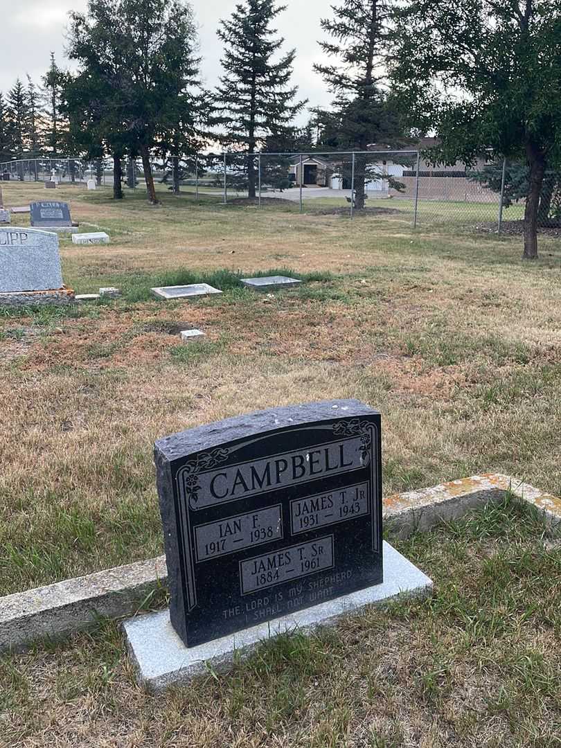James T. Campbell Senior's grave. Photo 2