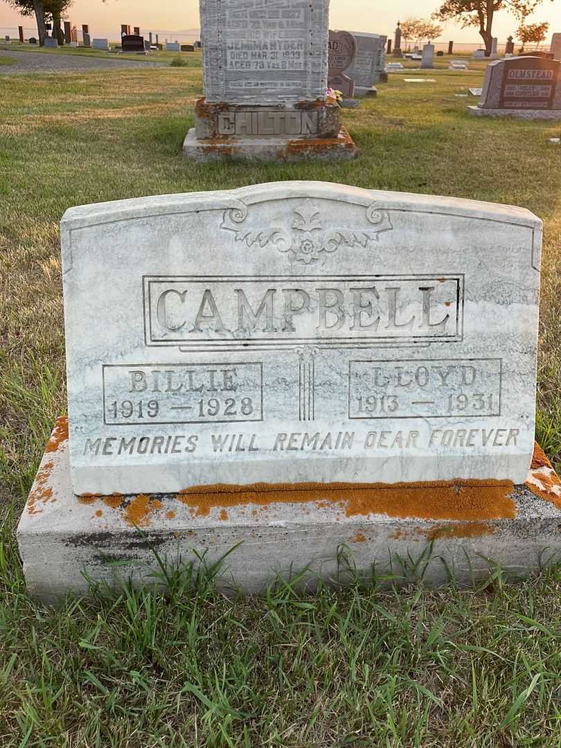 Lloyd Campbell's grave. Photo 1