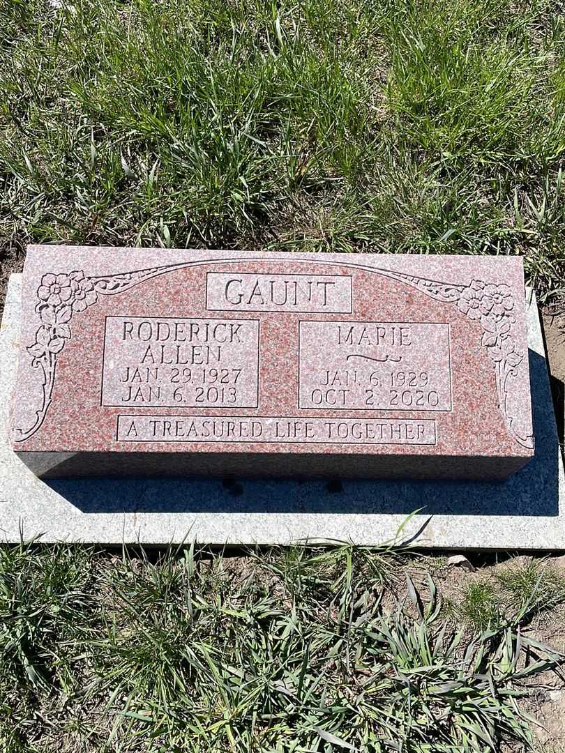 Roderick Alan Gaunt's grave. Photo 1