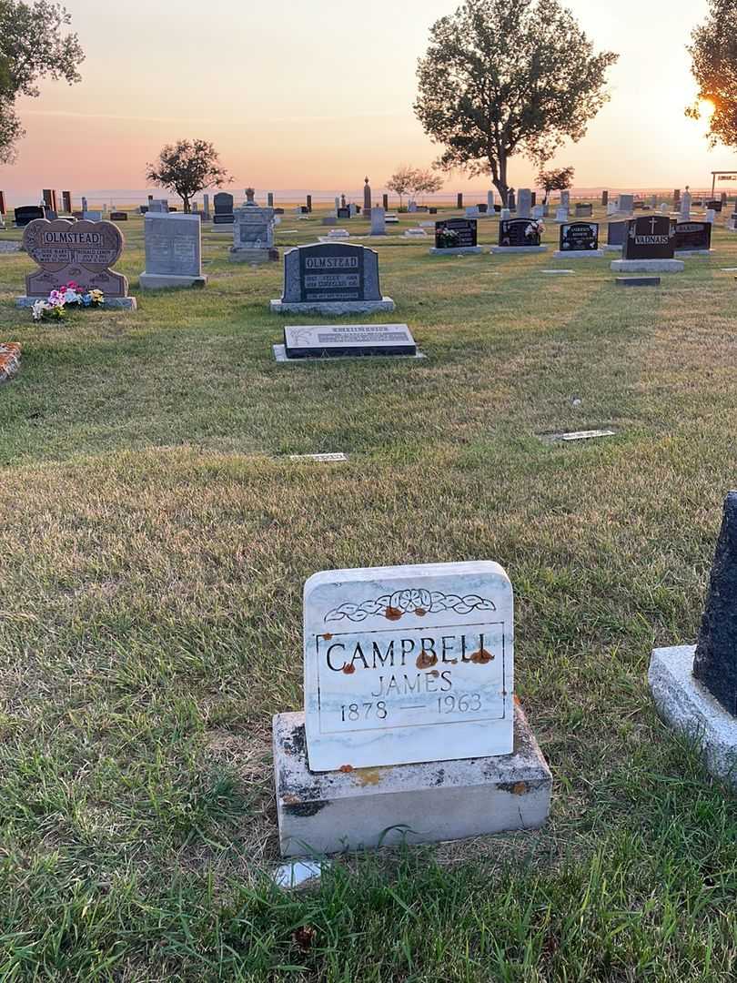 James Campbell's grave. Photo 2