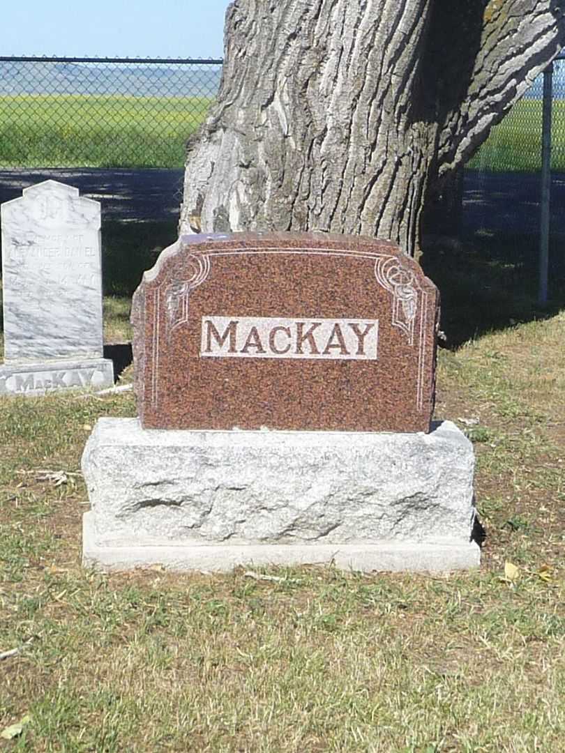 Alexander Daniel MacKay's grave. Photo 1