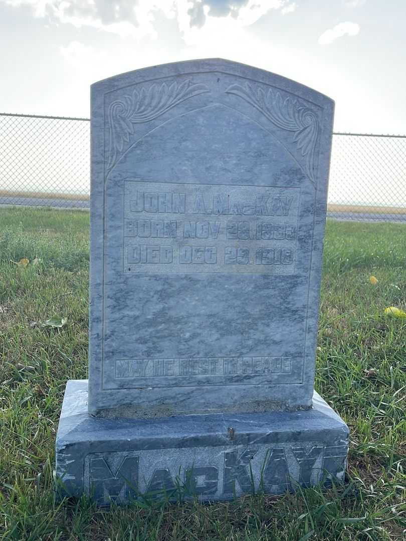 John Alexander MacKay's grave. Photo 3