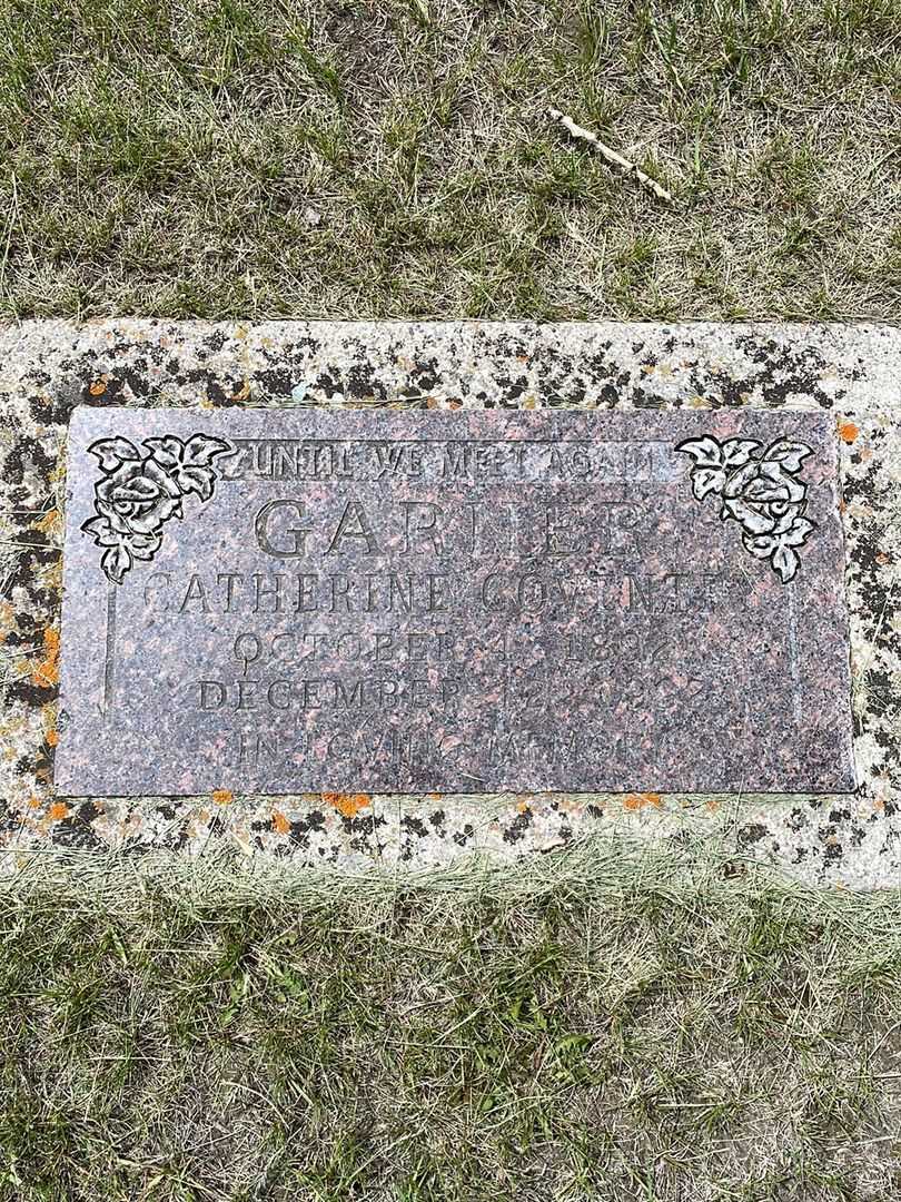 Catherine Coventry Garner's grave. Photo 1