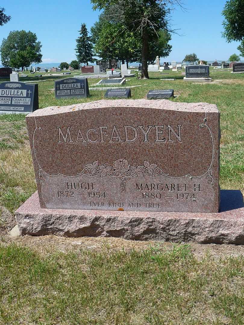 Hugh MacFadyen's grave. Photo 1