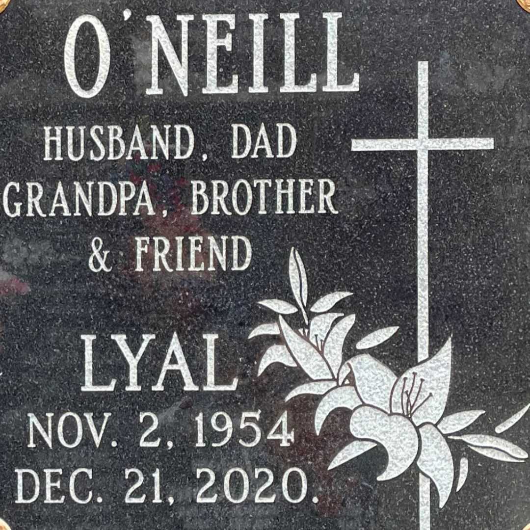 Lyal O'Neill's grave