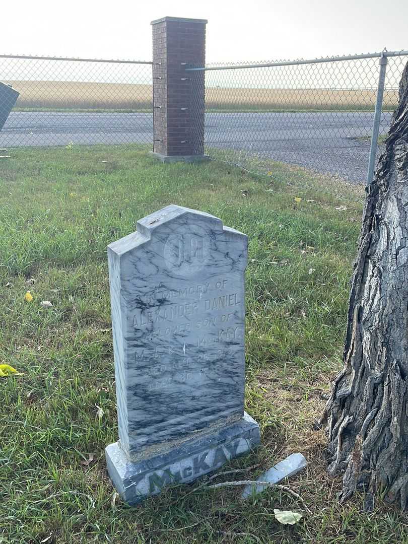 Alexander Daniel MacKay's grave. Photo 2