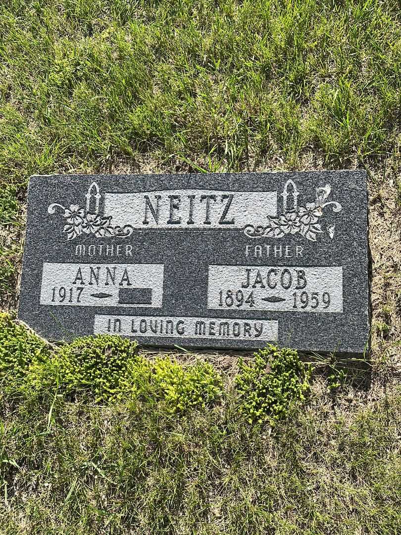 Anna Otillia Neitz's grave. Photo 1