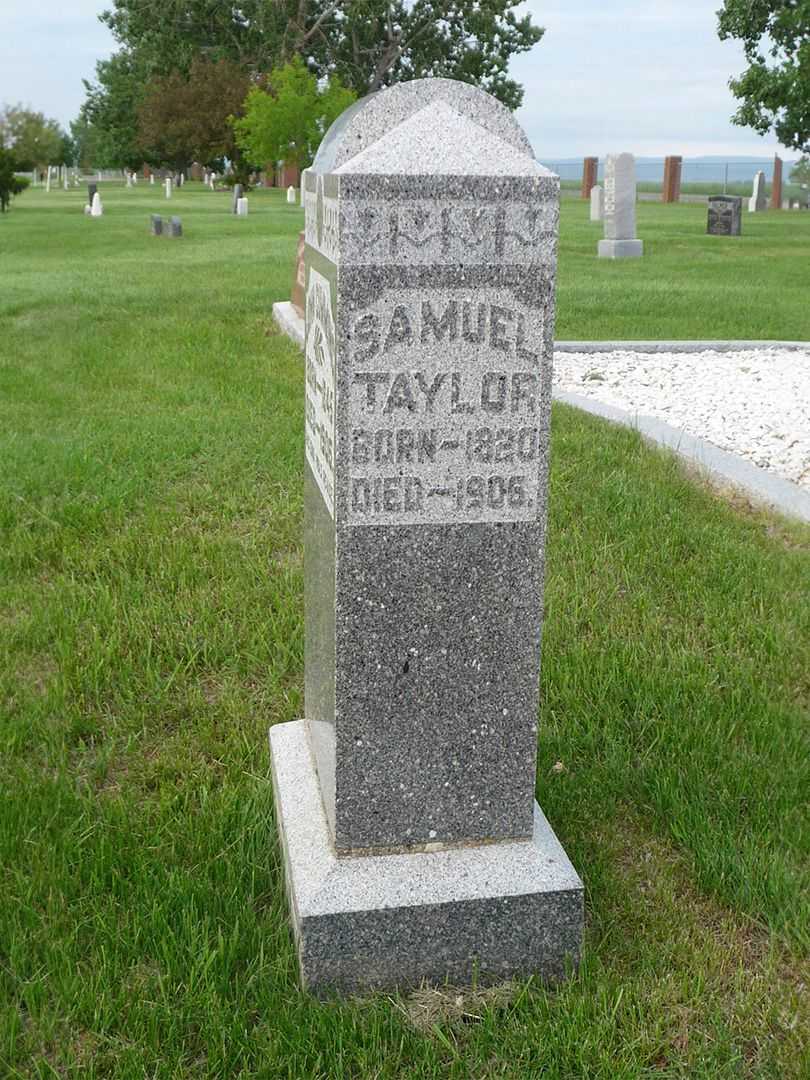 Samuel Fordham Taylor's grave. Photo 4