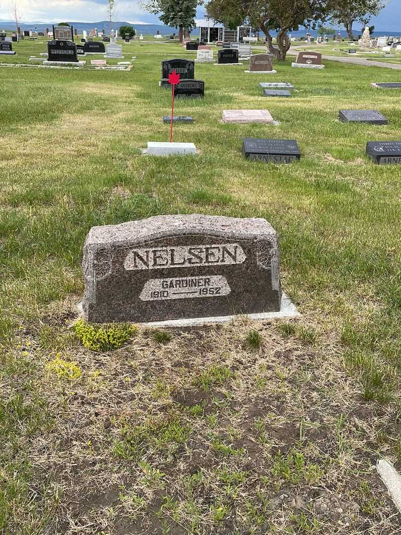 Gardiner Nelsen's grave. Photo 2