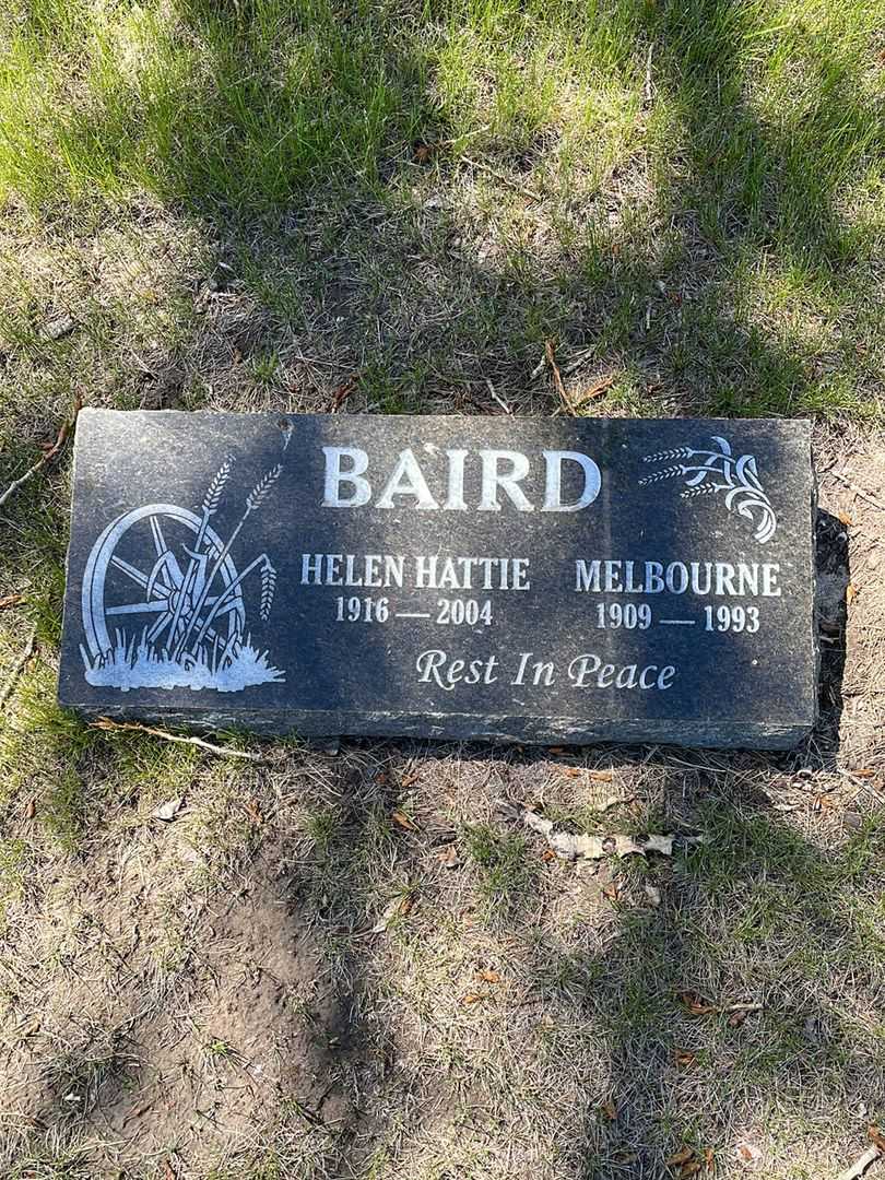 Melbourne Baird's grave. Photo 1
