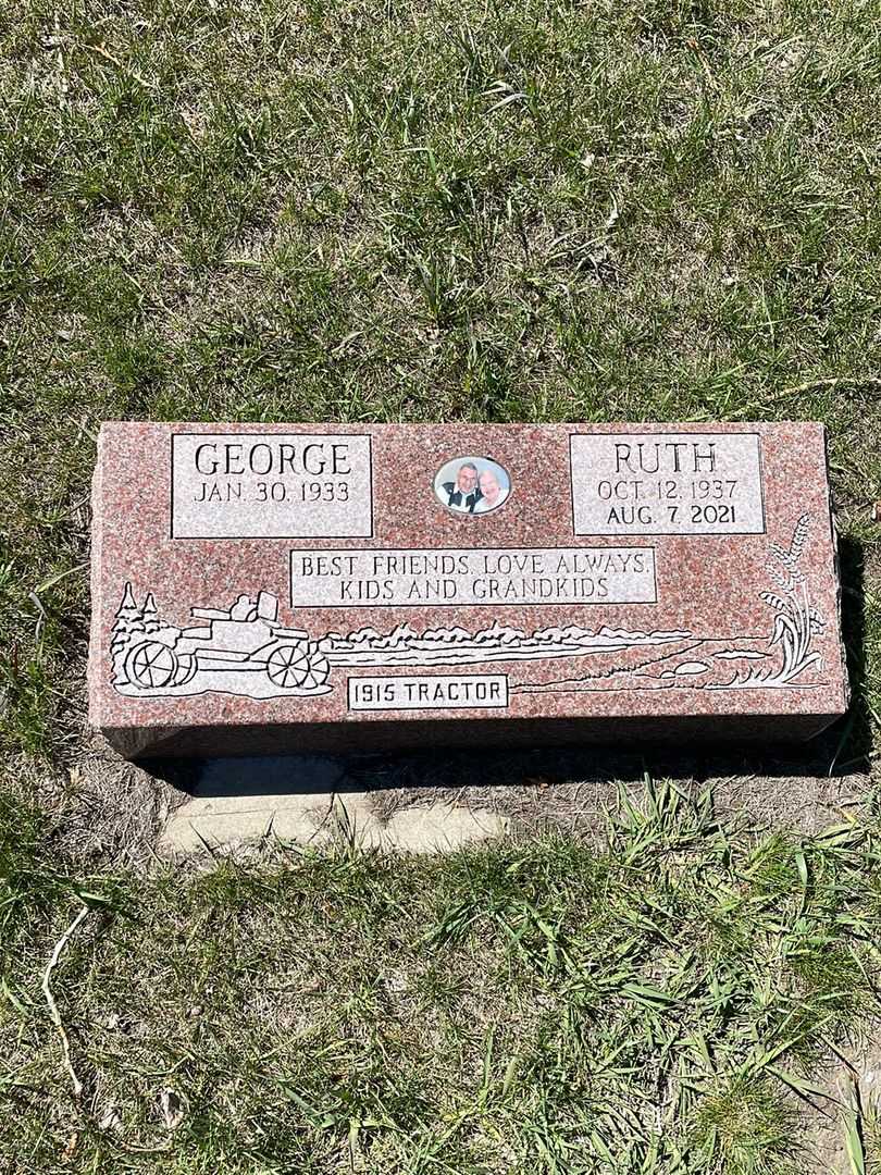 Ruth Egger's grave. Photo 1