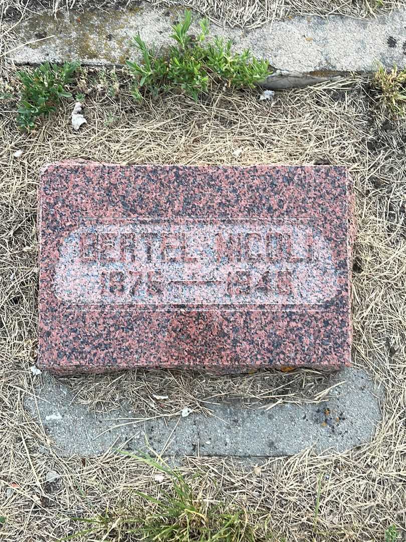 Bertel Nicoli Nelsen's grave. Photo 1