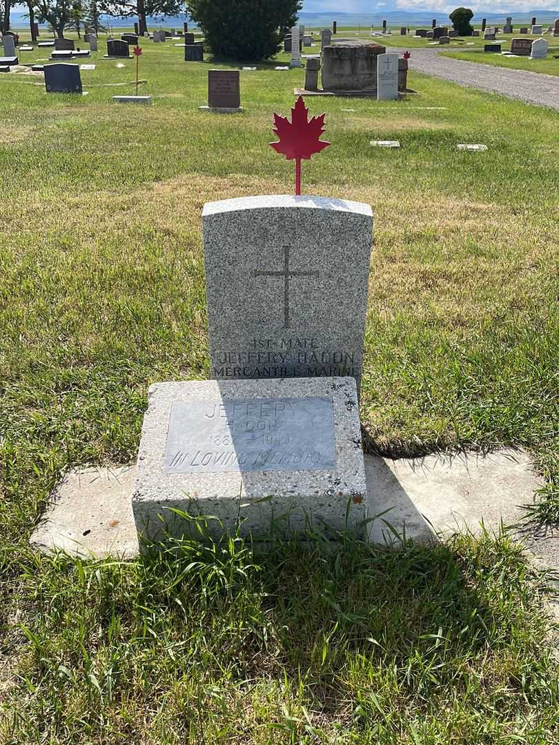 Jeffery Hacon's grave. Photo 2