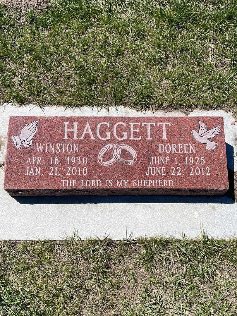 Doreen Miriam Ida Haggett's grave. Photo 1