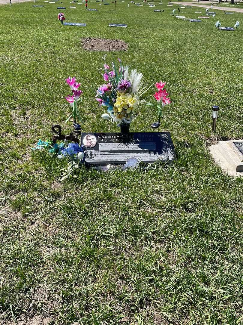 Cameron Chad Adrian's grave. Photo 2