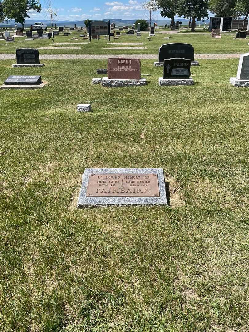 Harold Alexander Fairbairn's grave. Photo 2
