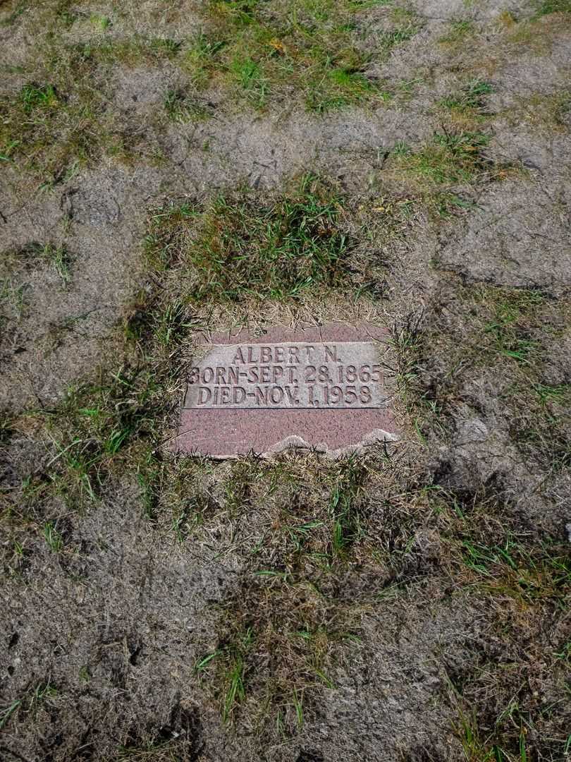 Albert Newton Fenton's grave. Photo 2