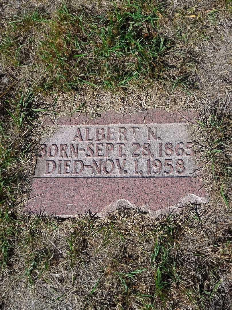 Albert Newton Fenton's grave. Photo 3