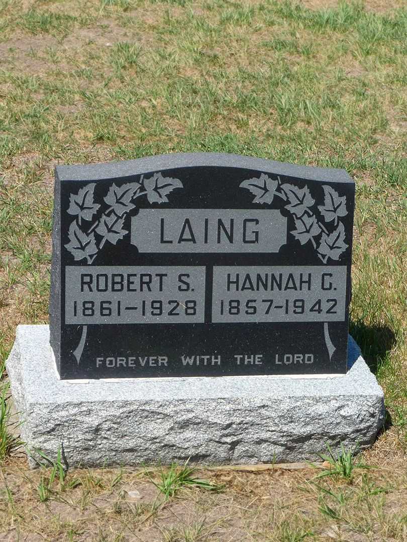 Robert Shadrack Laing's grave. Photo 1