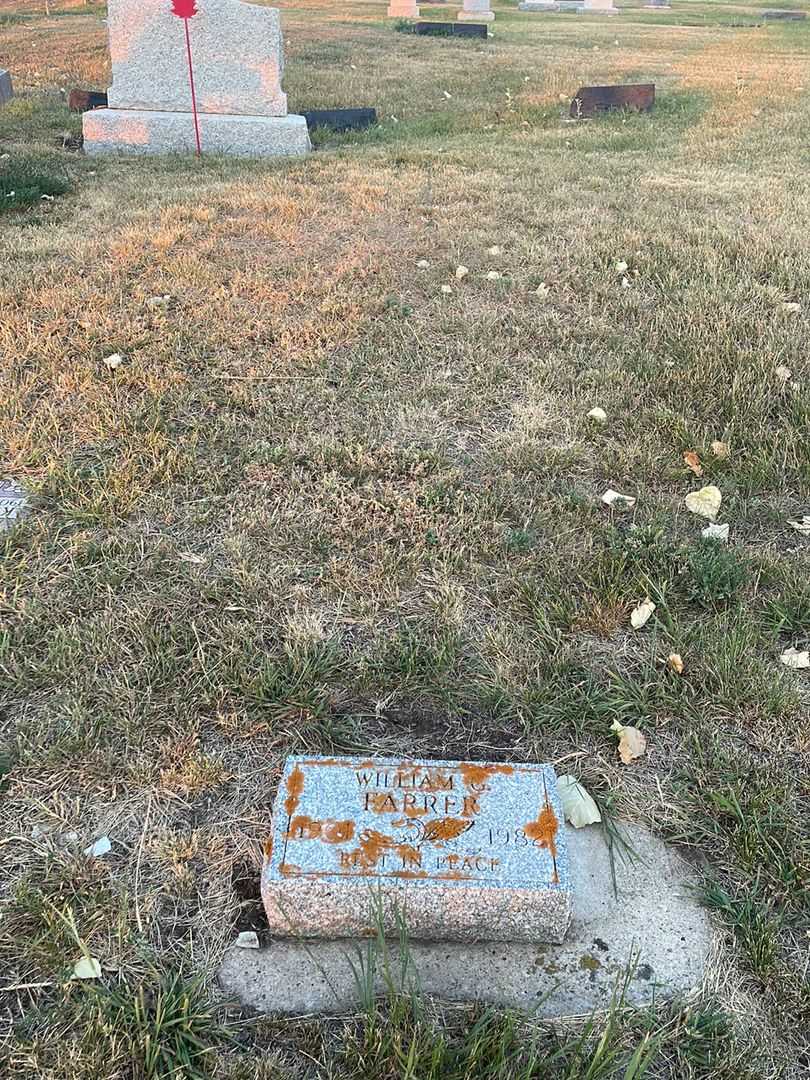 William George Farrer's grave. Photo 2