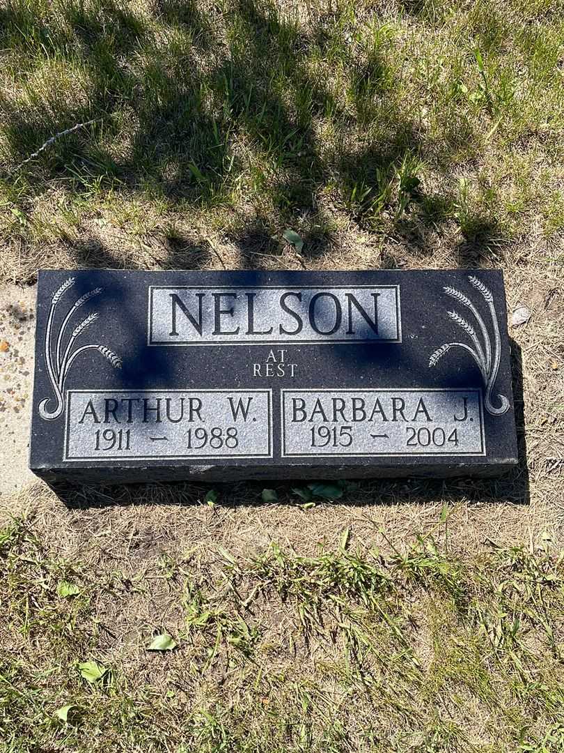 Barbara J. Nelson's grave. Photo 1