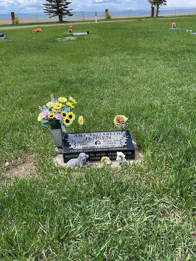 Amy Elizabeth Jensen's grave. Photo 2