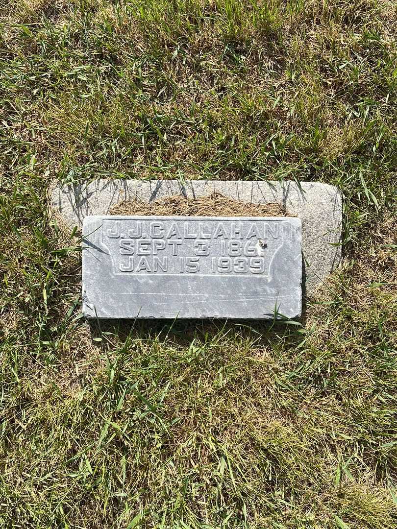 John James Callahan's grave. Photo 1