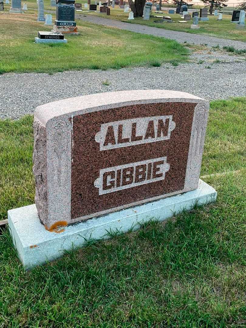 Alexander Hamilton Allan's grave. Photo 1