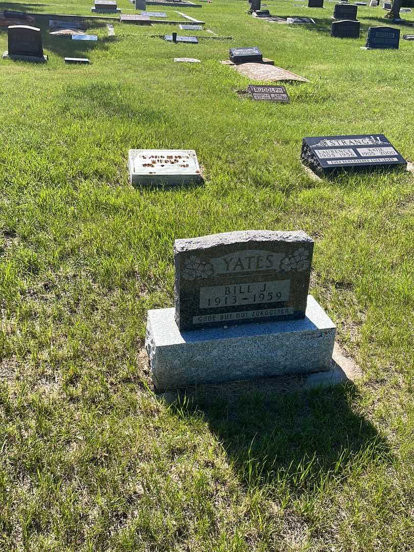 James William "Bill J." Yates's grave. Photo 2