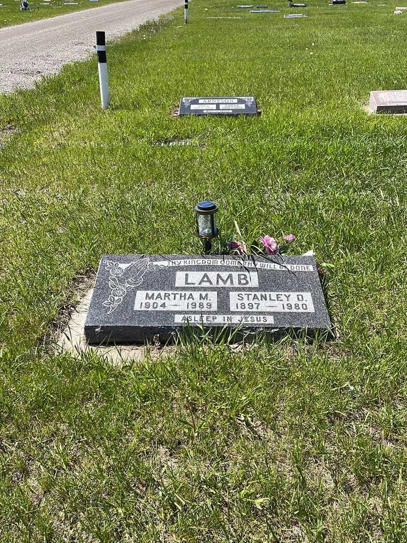 Martha Mary Lamb's grave. Photo 2