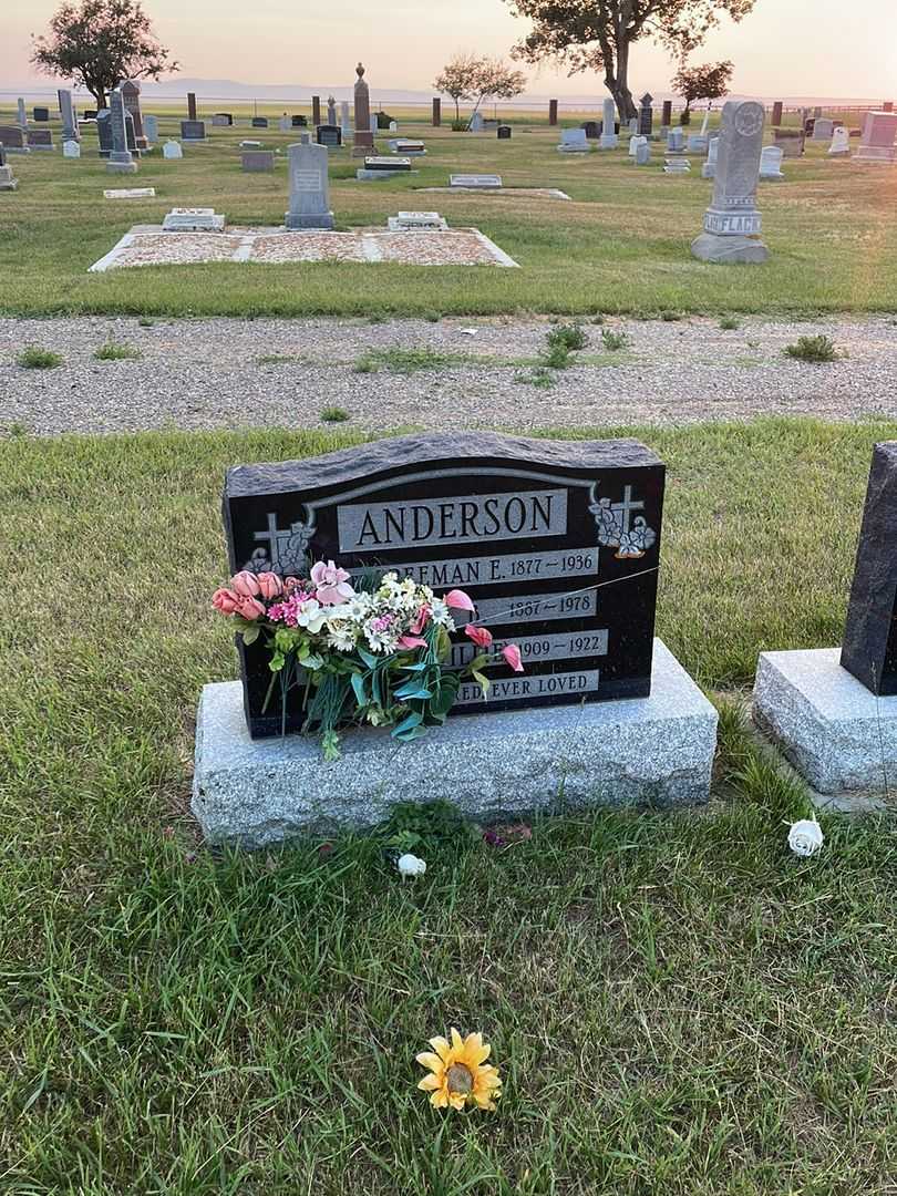 Irene Gladys Downey Jackson Anderson's grave. Photo 2