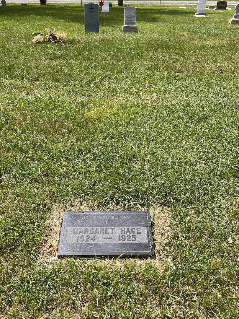 Margaret Adline Hage's grave. Photo 2