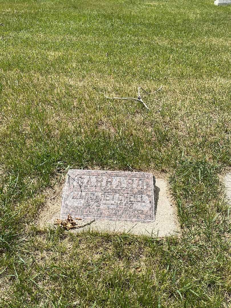 Margaret O'Neill Garrard's grave. Photo 2