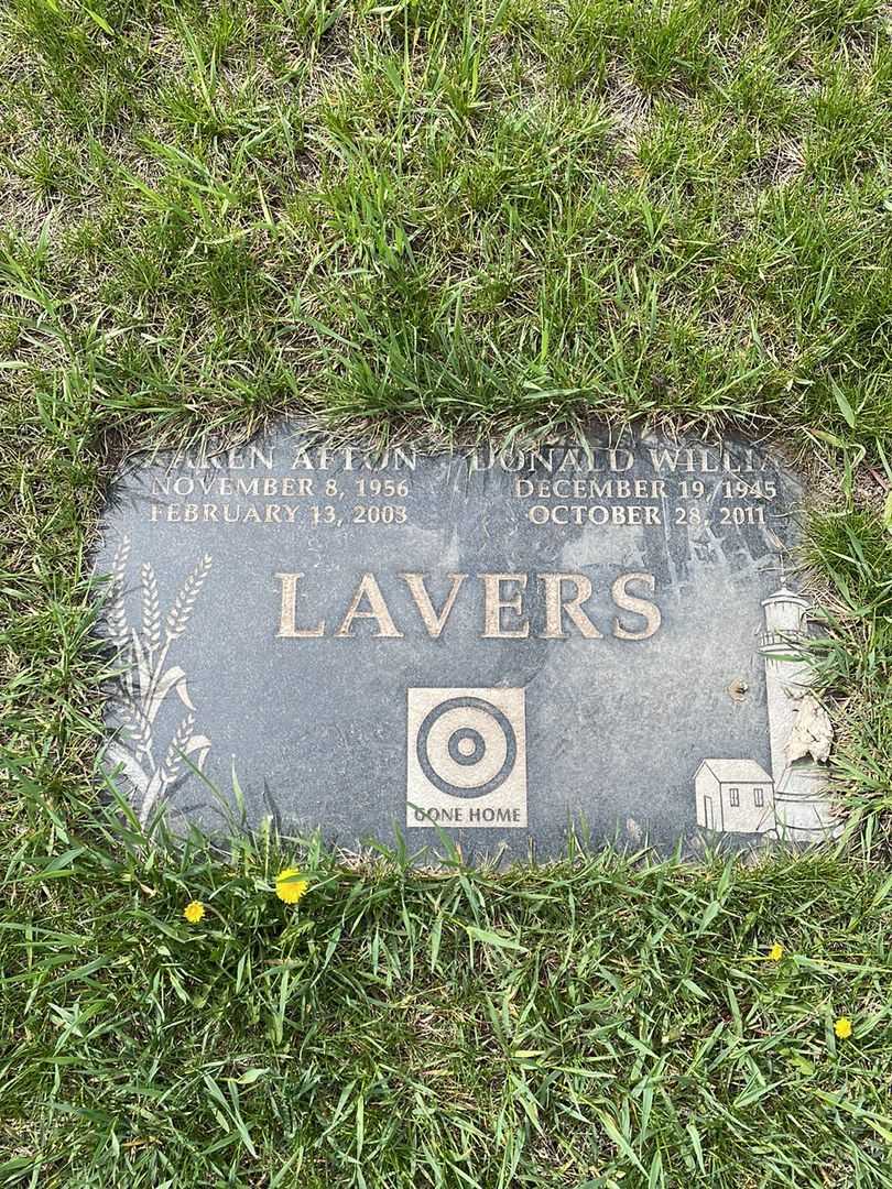 Karen Afton Lavers's grave. Photo 4