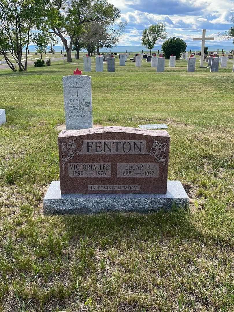 Edgar Ray Fenton's grave. Photo 2